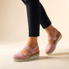 Orthopedic Platform Espadrille Sandals for Women – Supportive Comfort & Style