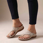 Daisy Orthopedic Wedge Sandals | Floral Embroidered Wedge Sandals