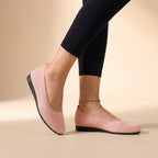 Knit Round Toe Slip-On Ballet Flats for Women – Breathable & Comfortable Design