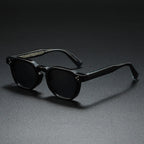 Thick Frosted Square Frame Retro Sunglasses for Men and Women – Stylish Casual Wear
