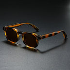 Thick Frosted Square Frame Retro Sunglasses for Men and Women – Stylish Casual Wear