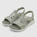 Orthopedic Criss-Cross Strappy Sandals for Women – Supportive & Adjustable Comfort