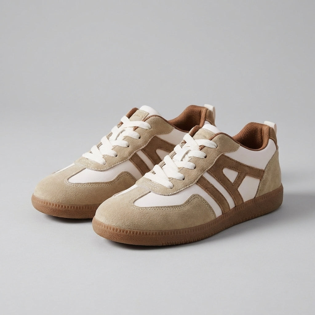 Isla Orthopedic Low-Top Sneakers | Color Block Lace-Up Sneakers