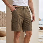 Loose Fit Knee-Length Cargo Shorts for Men – Lightweight & Functional Comfort