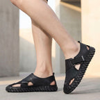 Orthopedic Closed-Toe Fisherman Sandals for Men – Breathable Comfort & Support