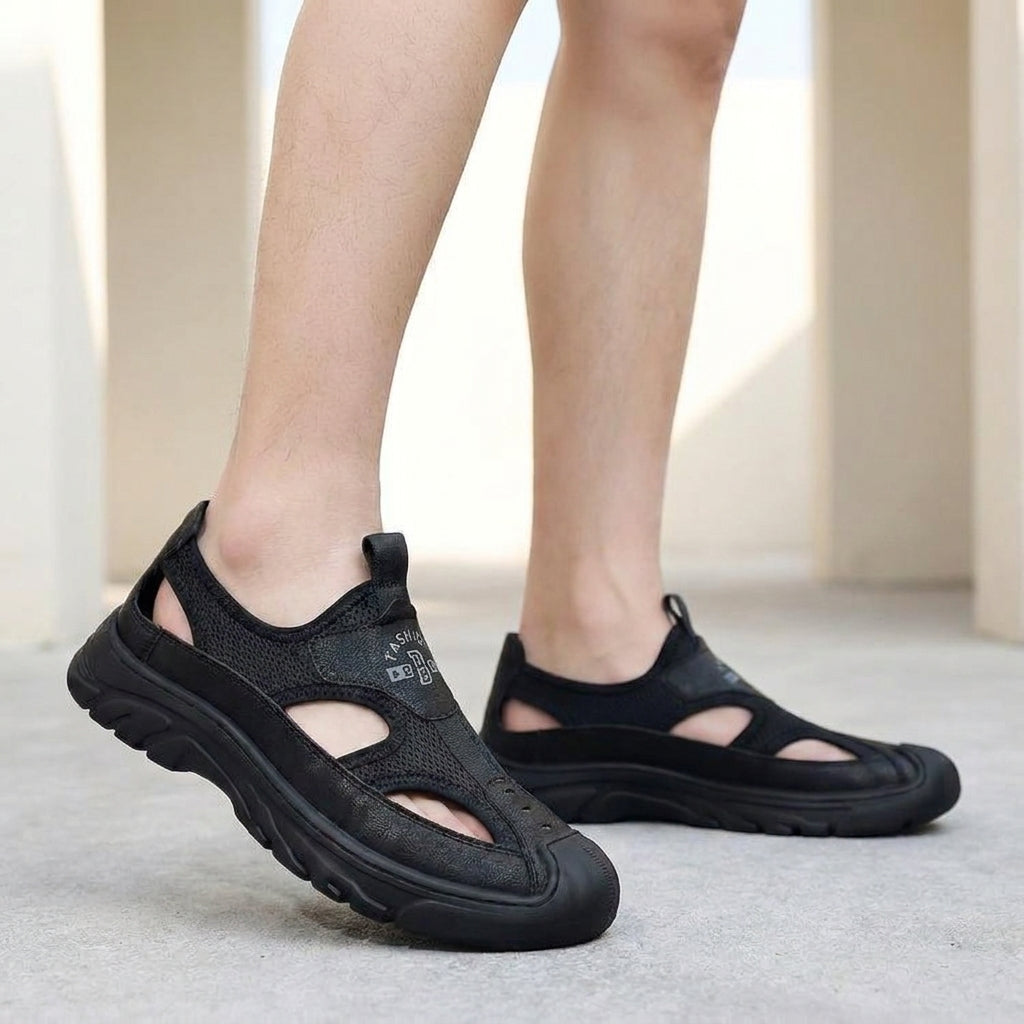 Mesh Cutout Orthopedic Clogs for Men – Breathable Comfort & Support