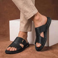 Orthopedic Perforated Wide Fit Slide Sandals for Men – Supportive Comfortable Design
