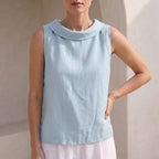 Relaxed Fit Sleeveless Top for Women – Casual Comfort & Breathability