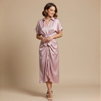 Women's summer casual v-neck long dress