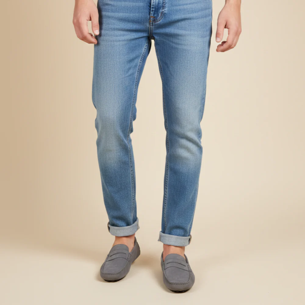 Men's slip on driving loafers with flexible sole