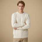 Men’s long sleeve round neck sweater