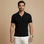 Men's short sleeve slim fit polo shirt