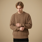 Men’s long sleeve round neck sweater