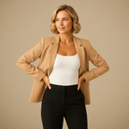 Women's long sleeve office blazer