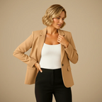 Women's long sleeve office blazer