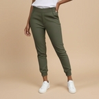 Women's high waist cuffed pants