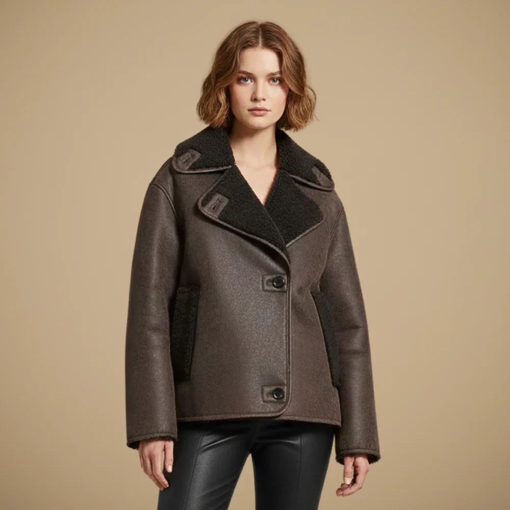 Women's thick warm winter jacket