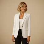 Women's long sleeve office blazer