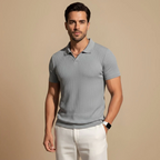 Men's short sleeve slim fit polo shirt