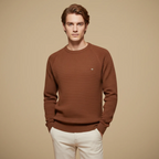 Men's long sleeve crew neck sweater