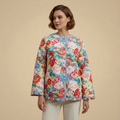 Women’s floral print oversized cardigan
