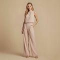 Women’s sleeveless ankle length jumpsuit