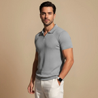 Men's short sleeve slim fit polo shirt