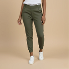 Women's high waist cuffed pants