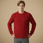 Men’s long sleeve round neck sweater