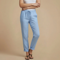 Women’s elastic waist drawstring pants