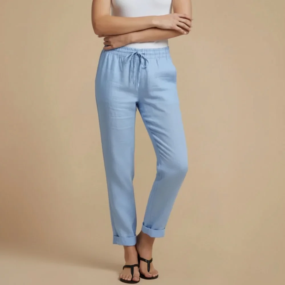 Women’s elastic waist drawstring pants