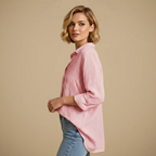 Women's button-up long sleeve casual top