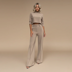 Women's high neck two piece set