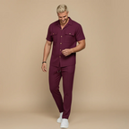 Men's waffle textured summer set