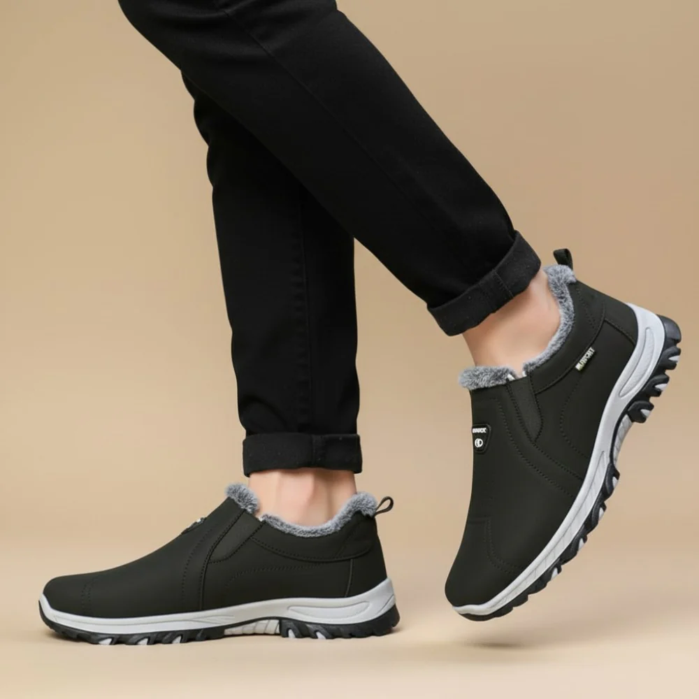 Men's winter slip on outdoor shoes