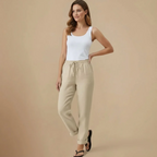 Women’s elastic waist drawstring pants