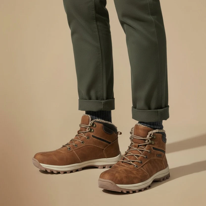 Men's outdoor lace up ankle boots