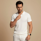 Men's short sleeve slim fit polo shirt
