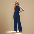 Women’s sleeveless ankle length jumpsuit