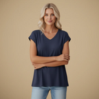 Women's v-neck summer top