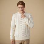 Men’s long sleeve round neck sweater