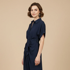 Women's summer casual v-neck long dress