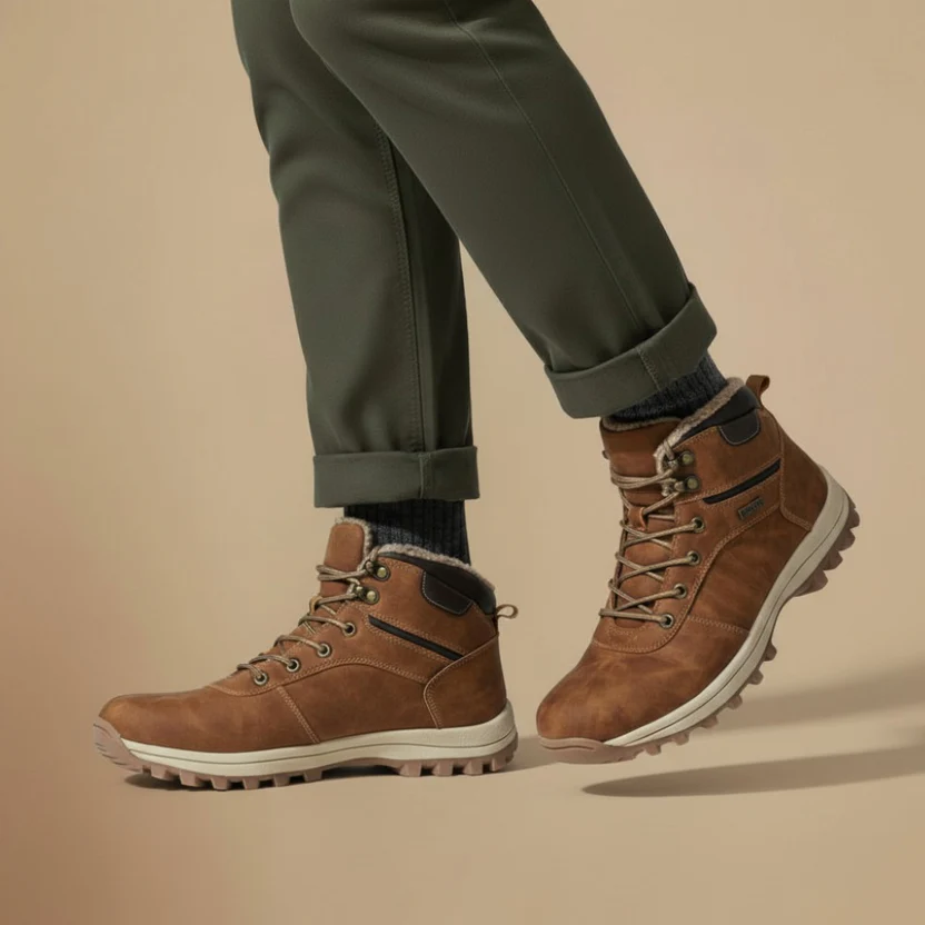 Men's outdoor lace up ankle boots