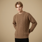 Men’s long sleeve round neck sweater