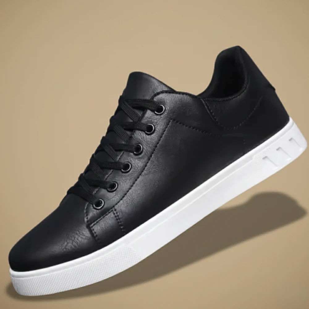 Men's lace-up casual flat sneakers