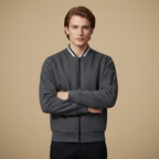 Men's zip bomber jacket