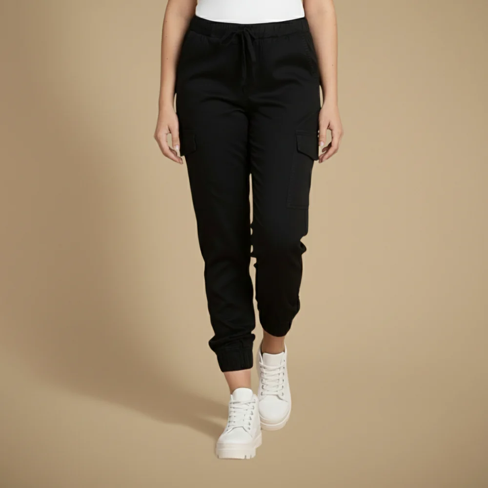 Women's drawstring cargo pants