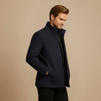 Men’s high-collar winter coat with inner layer