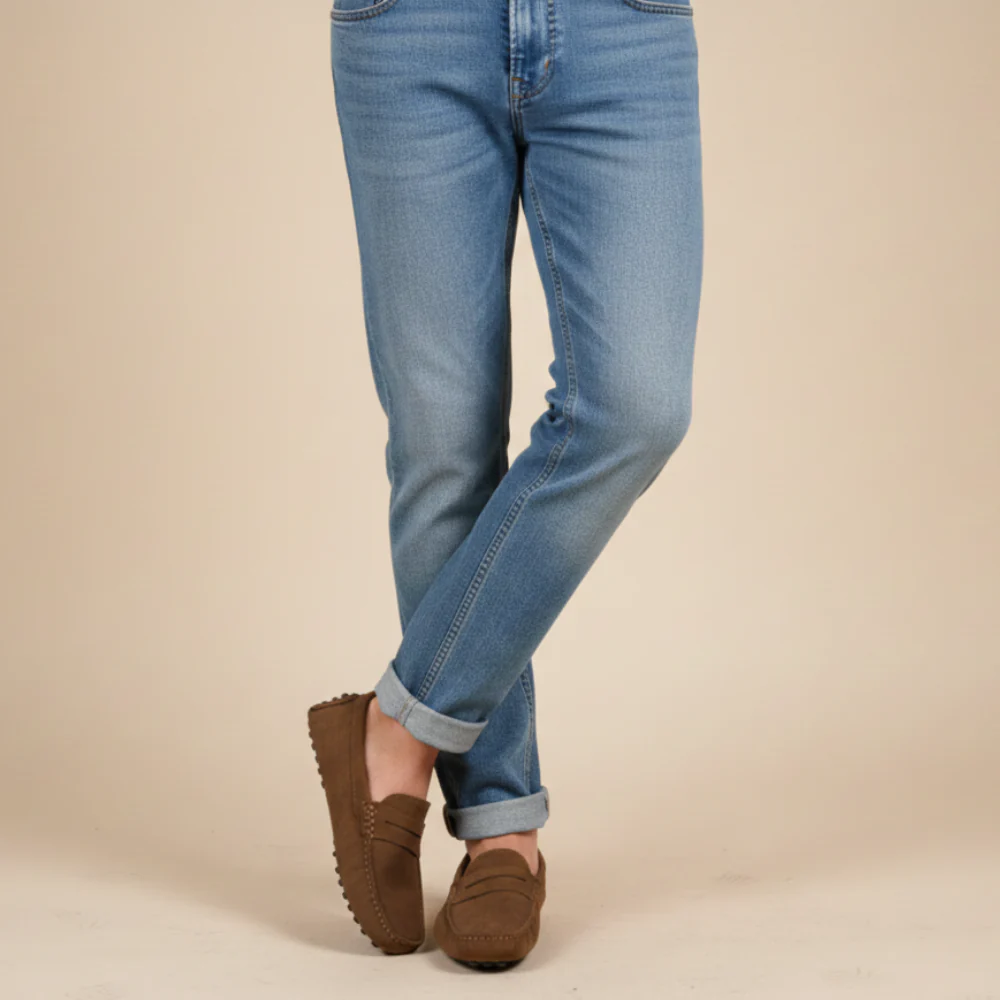 Men's slip on driving loafers with flexible sole