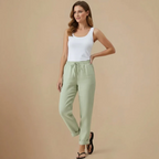 Women’s elastic waist drawstring pants